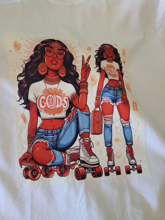 God's Girl Roller Girl- Peace Out